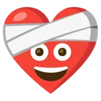 corazón vendado + caca con ojos