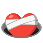 corazón vendado + agujero
