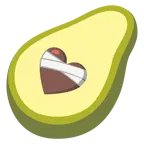 corazón vendado + aguacate