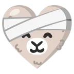 corazón vendado + llama