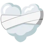 corazón vendado + nube