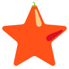 weißer mittelgroßer Stern + Peperoni