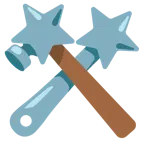 weißer mittelgroßer Stern + Hammer und Schraubenschlüssel