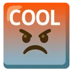 enraged face + COOL button