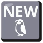 przycisk NEW + pingwin