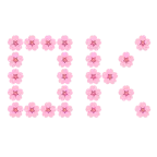 OK按钮 + 樱花