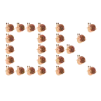 ठीक बटन + घोंघा