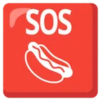 pulsante SOS + hot dog