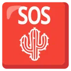 pulsante SOS + cactus