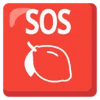 pulsante SOS + limone