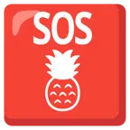 pulsante SOS + ananas