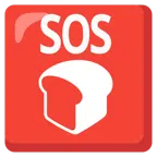 pulsante SOS + pane in cassetta