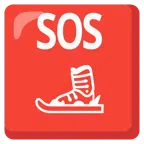 pulsante SOS + sci