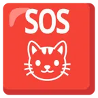 pulsante SOS + muso di gatto