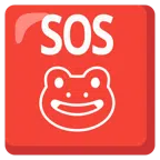 pulsante SOS + rana