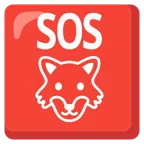 pulsante SOS + lupo