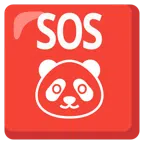 pulsante SOS + panda