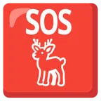 pulsante SOS + cervo