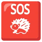 pulsante SOS + riccio