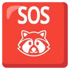 pulsante SOS + procione