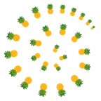 Wirbel + Ananas