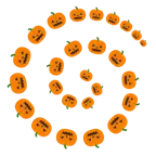 Wirbel + Halloweenkürbis