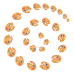 Wirbel + Mischpalette
