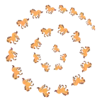 Wirbel + Pferd