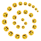 Wirbel + müdes Gesicht