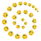 Wirbel + sabberndes Gesicht