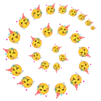 Wirbel + Partygesicht
