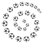 Wirbel + Fußball