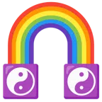 Regenbogen + Yin und Yang