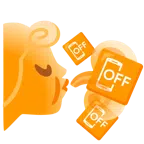 Wind + Mobiltelefon aus