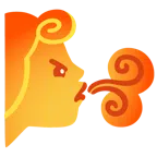 Wind + schmollendes Gesicht