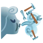 Wind + Hammer und Schraubenschlüssel