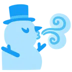 Wind + Schneemann ohne Schneeflocken
