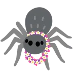 flor de hibisco + araña