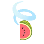 Blätter im Wind + Wassermelone
