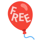 palloncino + pulsante FREE