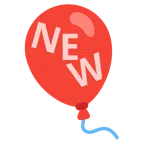 palloncino + pulsante NEW