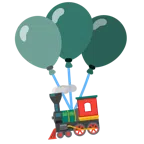 palloncino + locomotiva