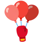 palloncino + guantone da pugilato