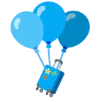 palloncino + valigia