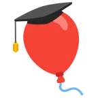 chapéu de formatura + balão