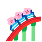 montagne russe + fiore di ciliegio