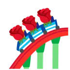 montagne russe + rosa