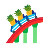 montagne russe + ananas