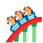 montagne russe + cavallo