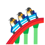 montagne russe + pinguino